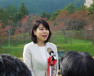 自衛隊福知山駐屯地69周年記念行事でご挨拶。