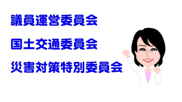 次の臨時国会からの委員会配置が決まりました。